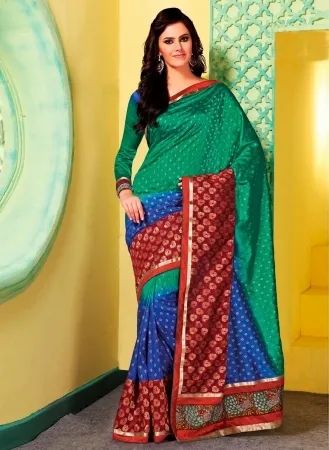 Raw Silk Saree (MUM0040488)