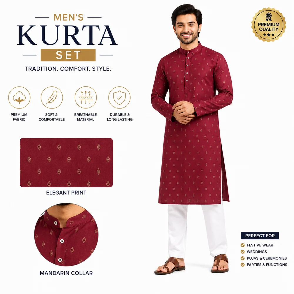 Men Cotton Kurta