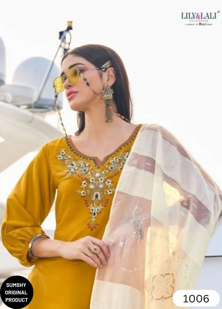 Ladies Readymade Kurti Pant With Dupatta Set