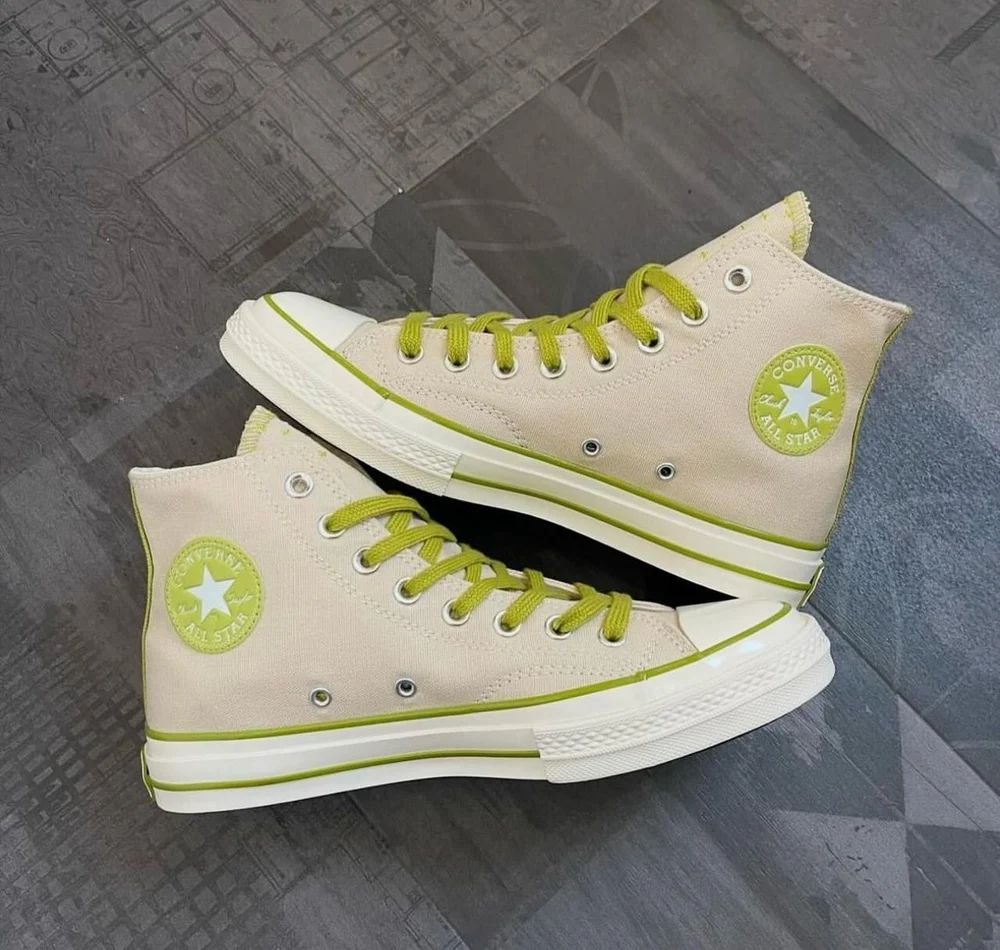 Converse Chuck Taylor 70 High Cream Green