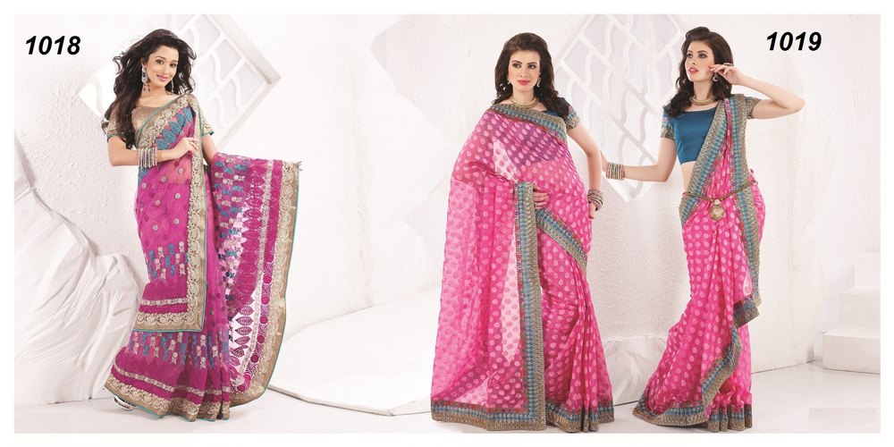 Tissue Party Wear Sarees