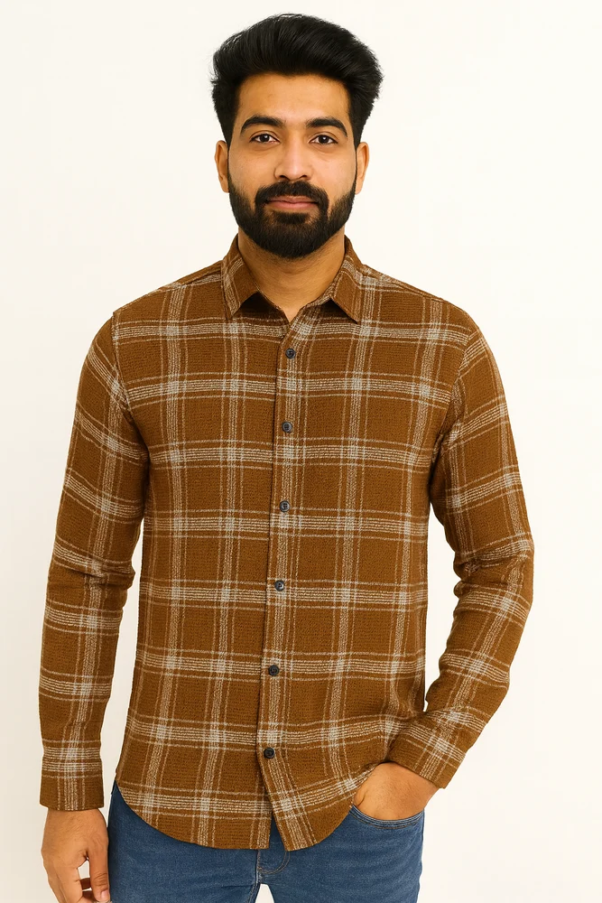 Cotton Check Shirt