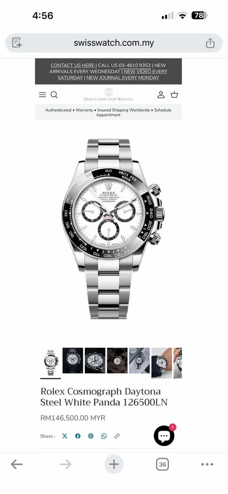 Rolex Daytona Watch