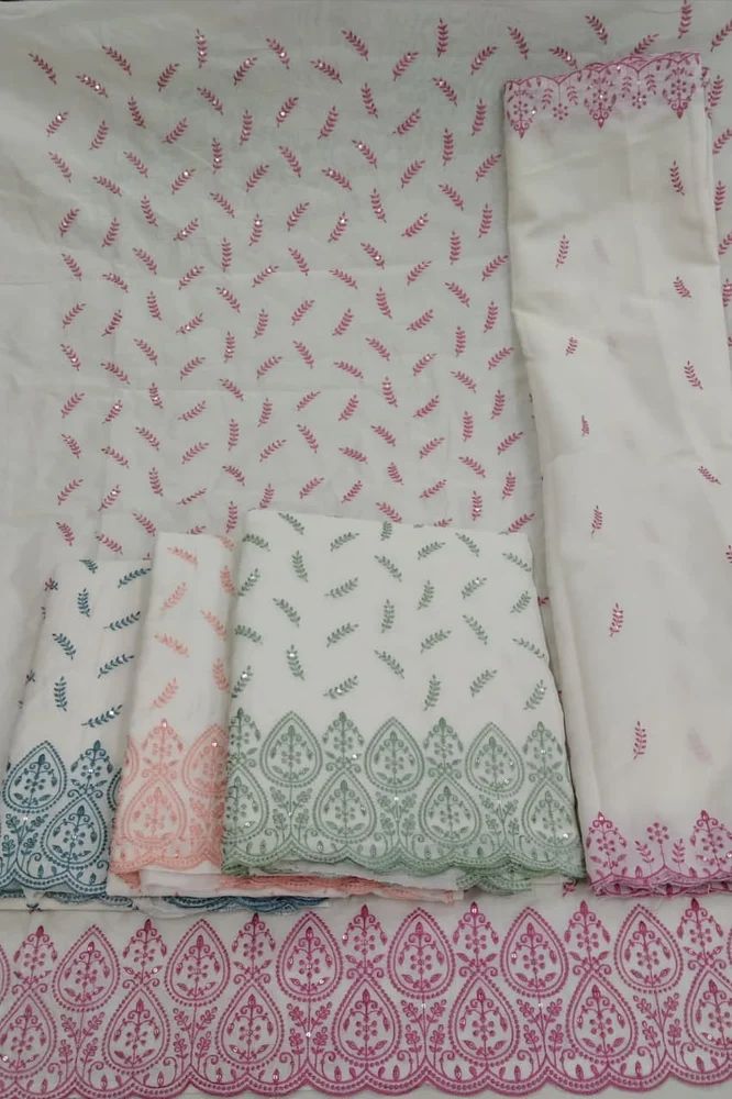 Embroidery Dress Material For Ladies
