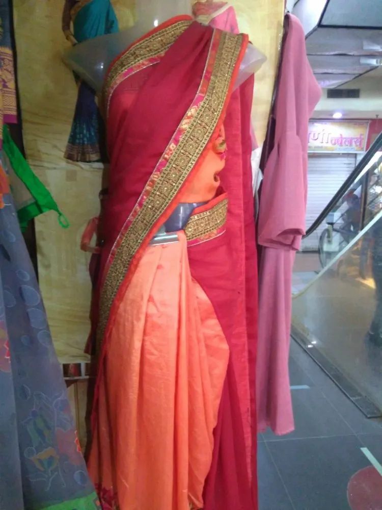 Half Half Fancy Saree