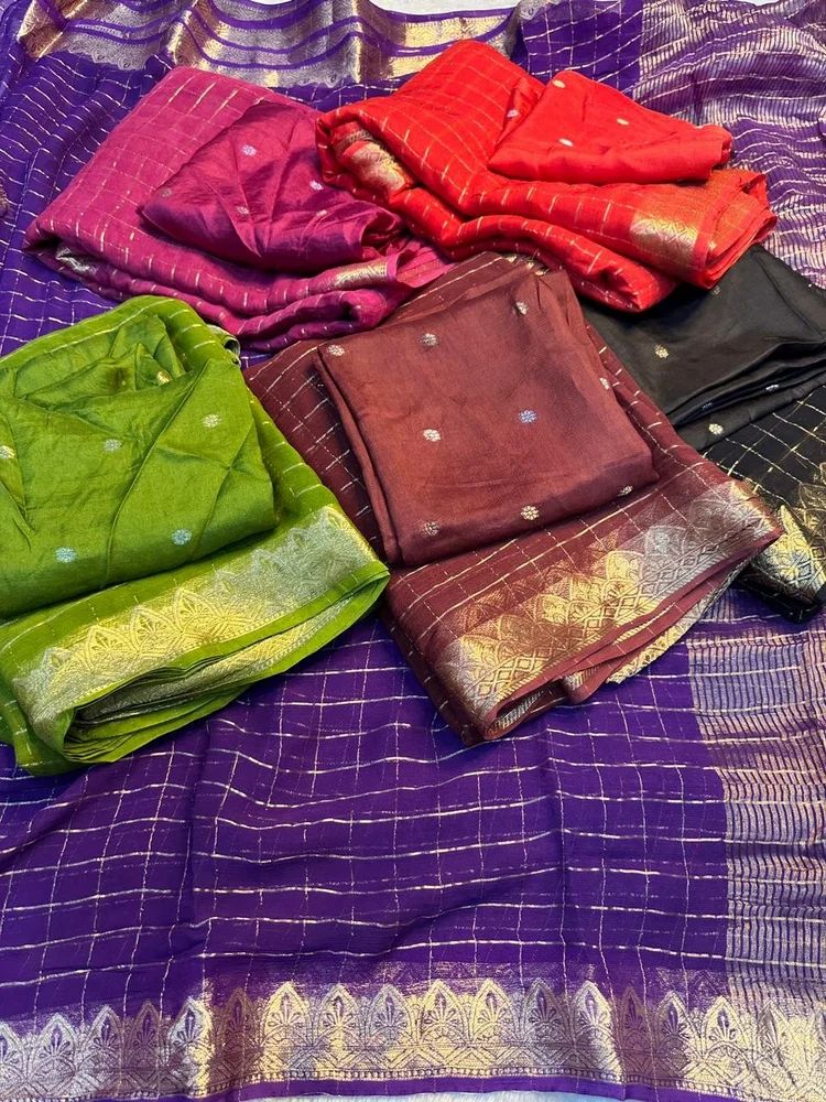 Viscose Georgette Saree