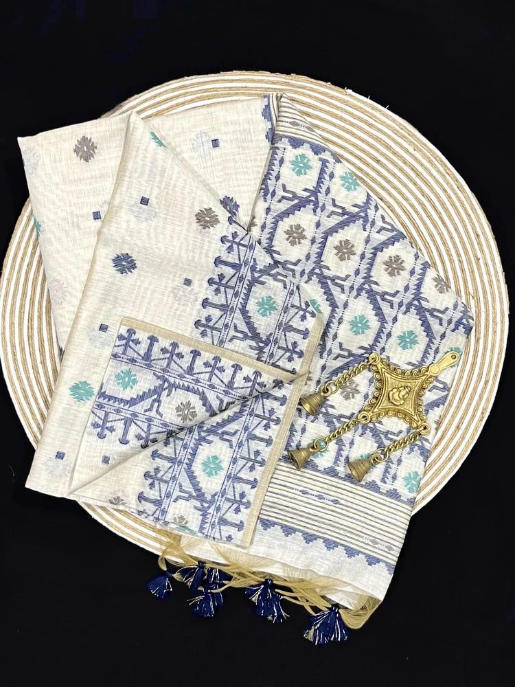 Kovai jamdani Cotton Saree