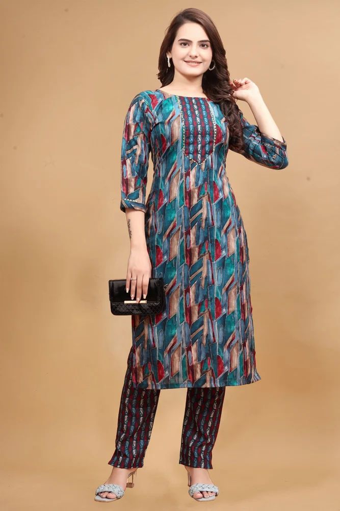 Cotton Kurta Pant Set