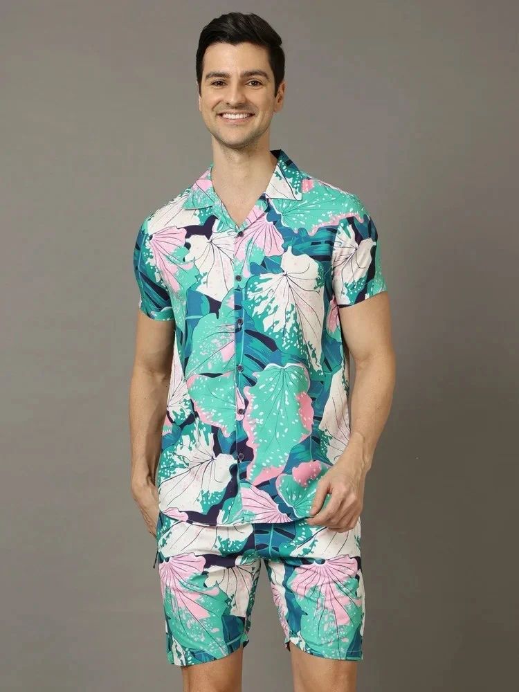 Large Rayon Men Co Ord Set