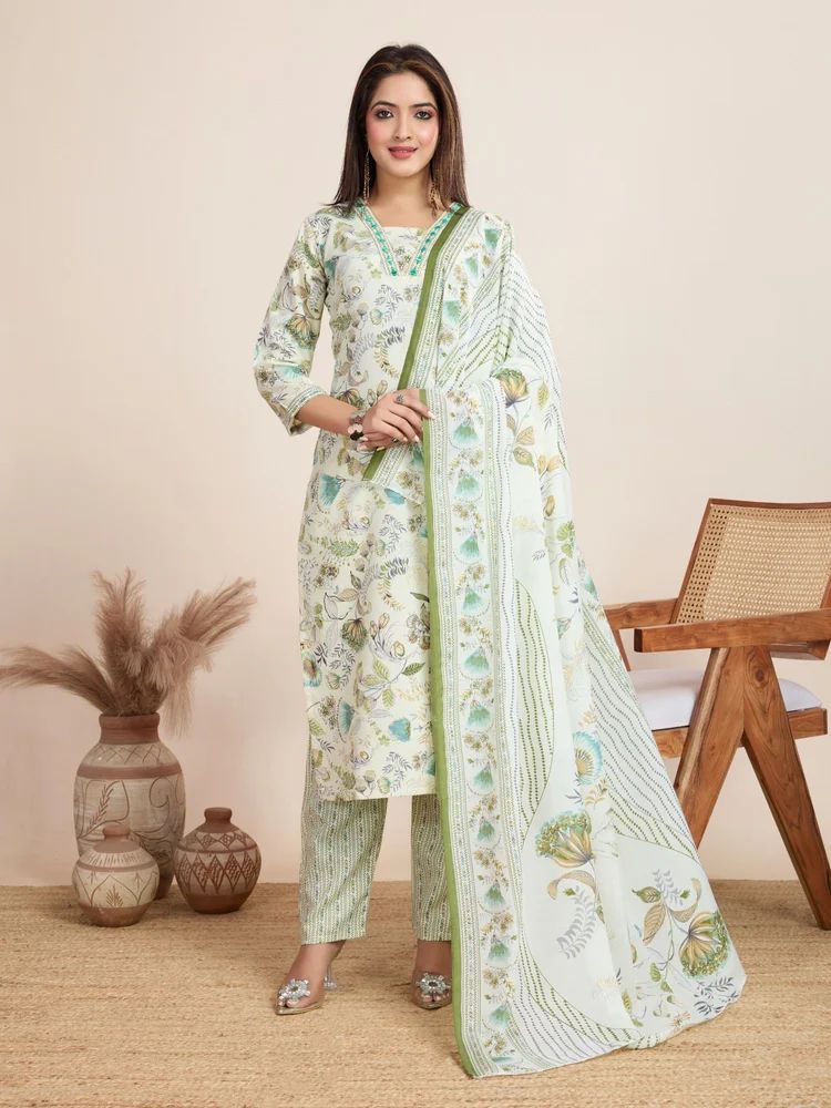 Kurta Pant Dupatta Set