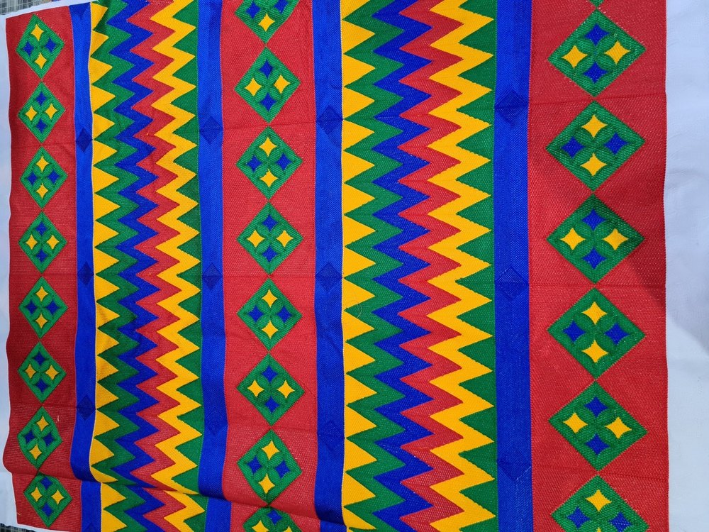 BBC 007 Cotton Polyester African Kent Fabric