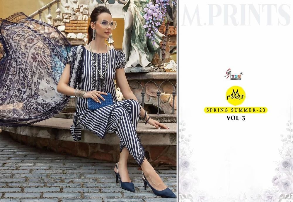 Cotton Print With Embroidery Suit