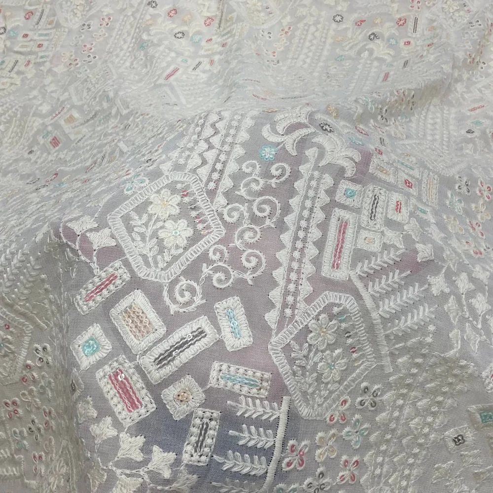 Embroidered Wedding Sherwani Fabric