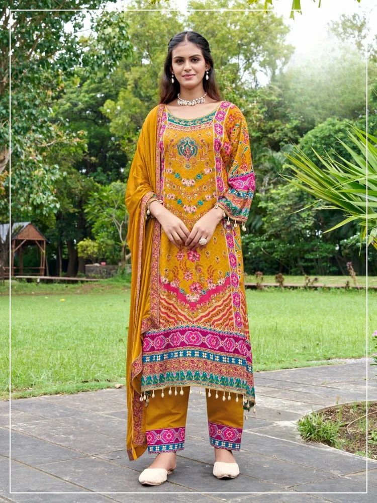 Muslin Kurti With Dupatta