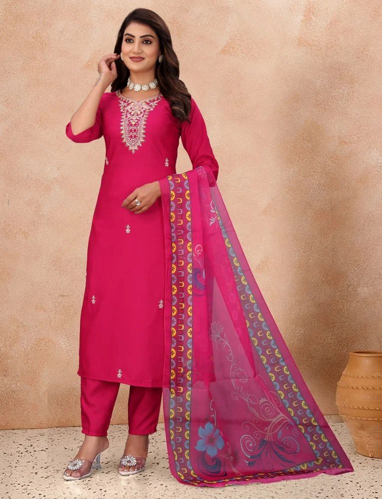 Kurta Pant Dupatta Set