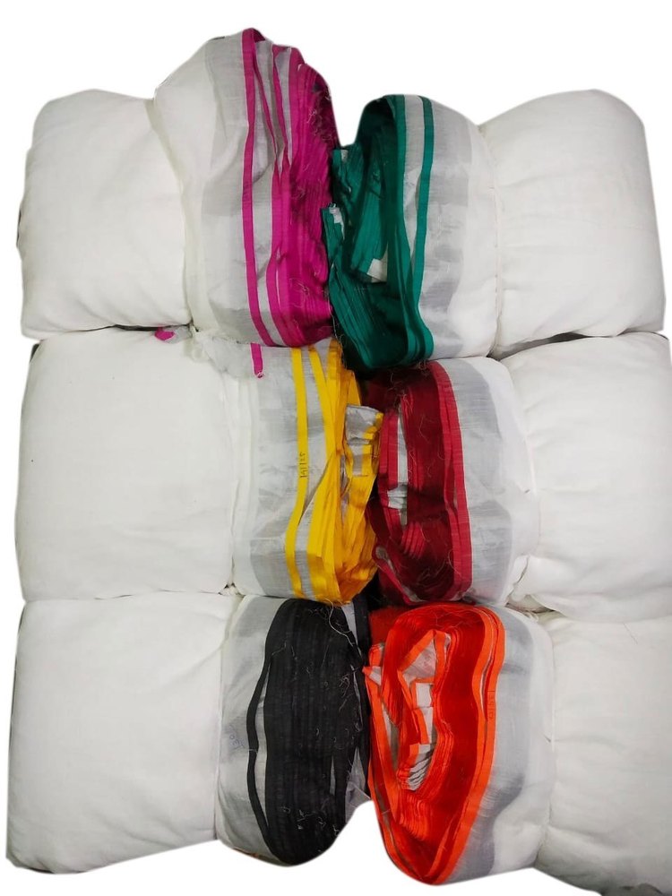 Plain Cotton Saree Fabric