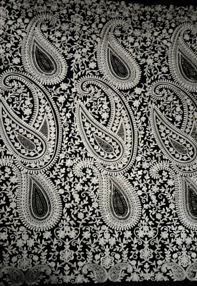 Velvet Embroidery Fabric