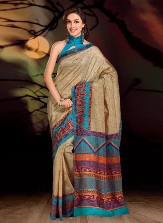 Raw Silk Saree (MUM0040553)