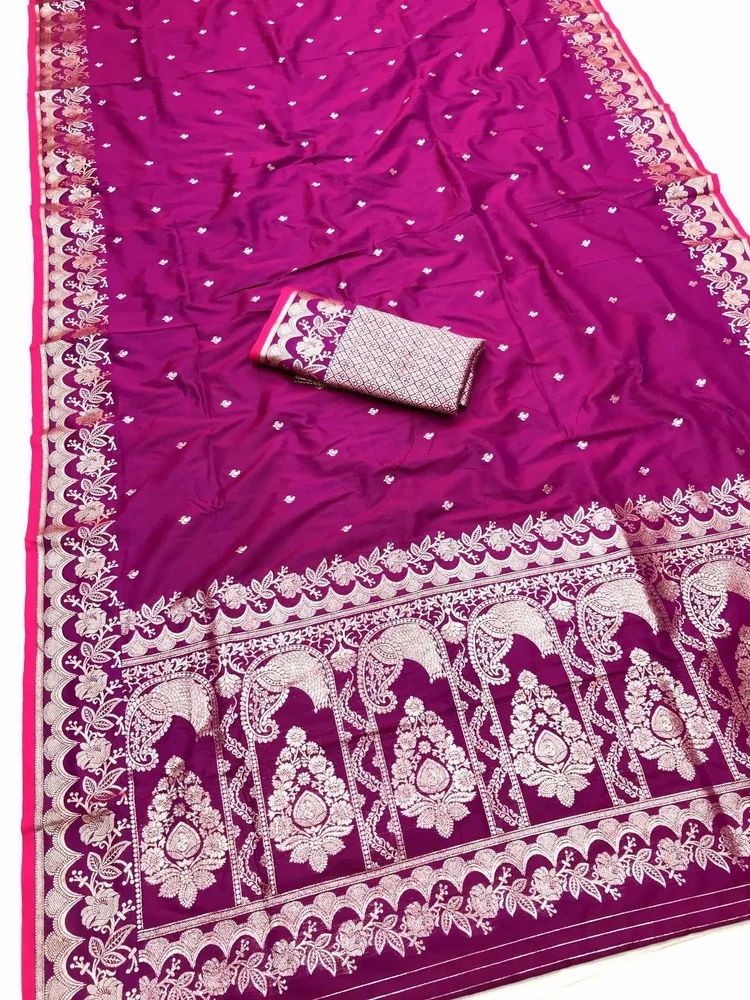 PURE BANARASI SILK GOLDEN ZARI WEAVING SAREE AT WHOLESALE PRICE