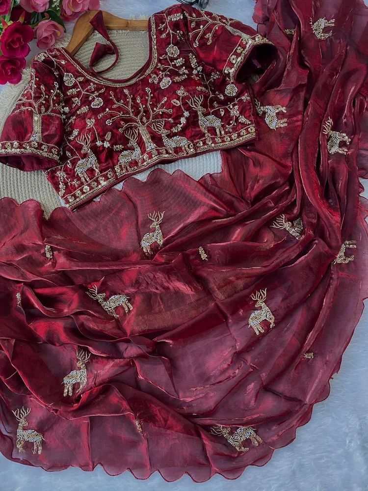 Handwork Silk Sarees