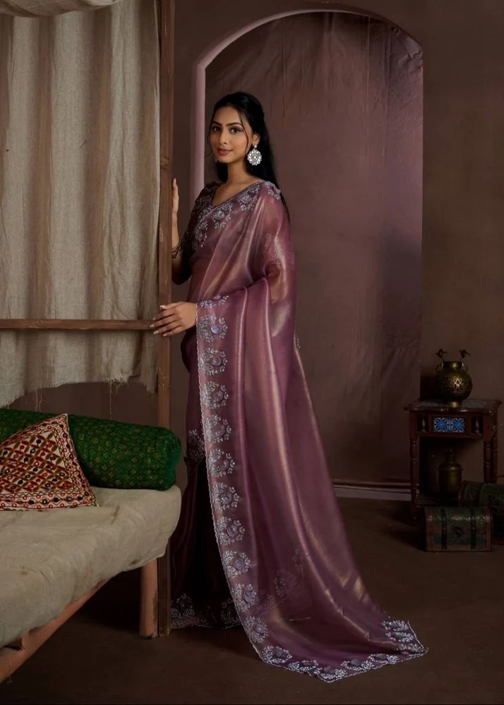Raina Silk Party Wear saree