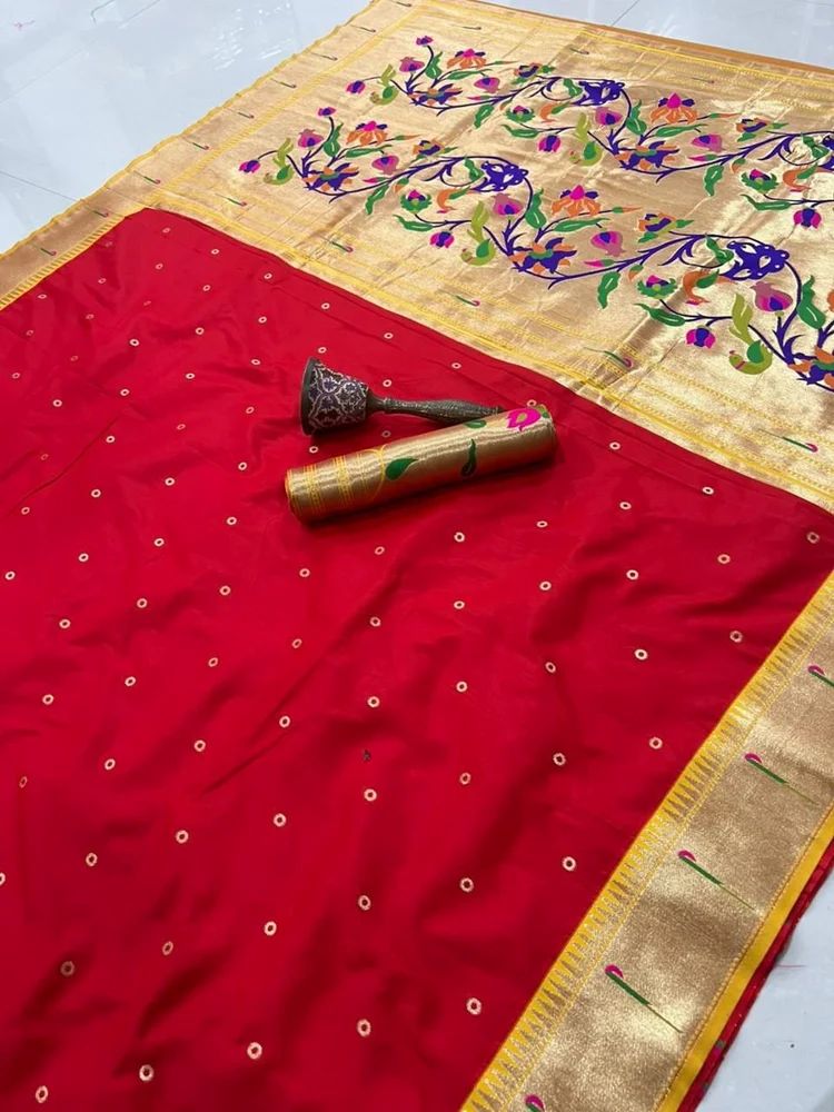 PURE SOFT PETHANI KANCHIVRAM SILK GOLD ZARI WEAVING SAREE AT WHOLESALE PRICE