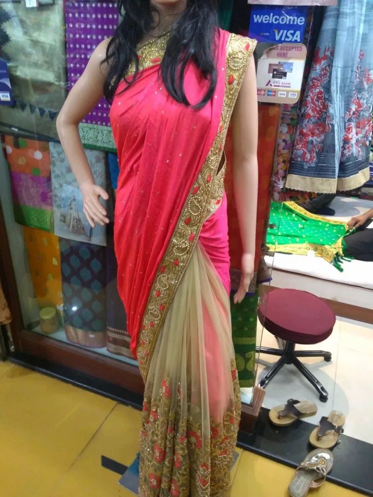 Half And Half Saree