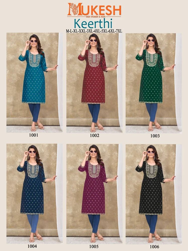 Foil Printed Kurtis