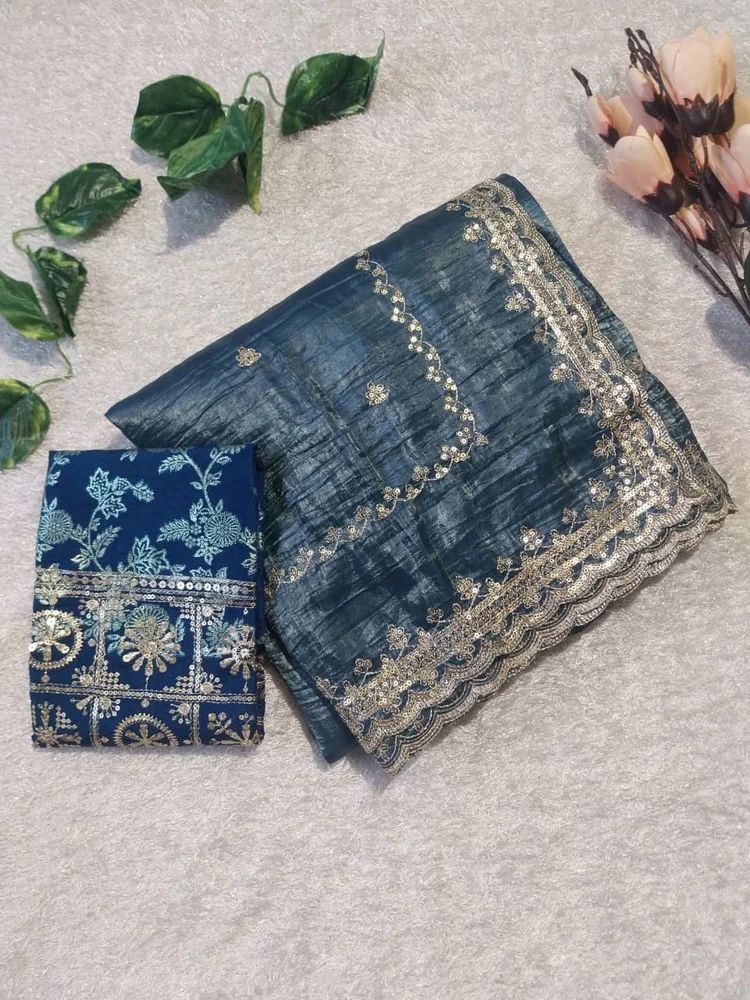 Pure Tissue Saree