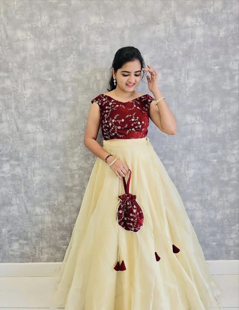 Heavy Soft Net Fabric Lehenga Choli With Thread Sequence And Embroidery Work