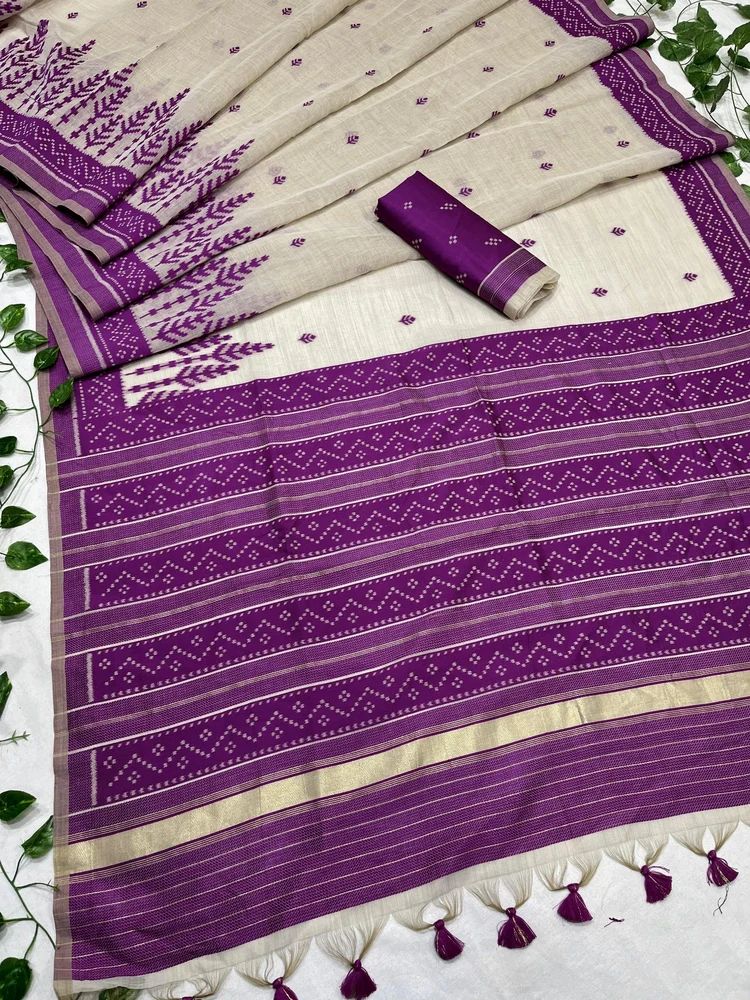 Ladies Jamdani Ikkat Sarees