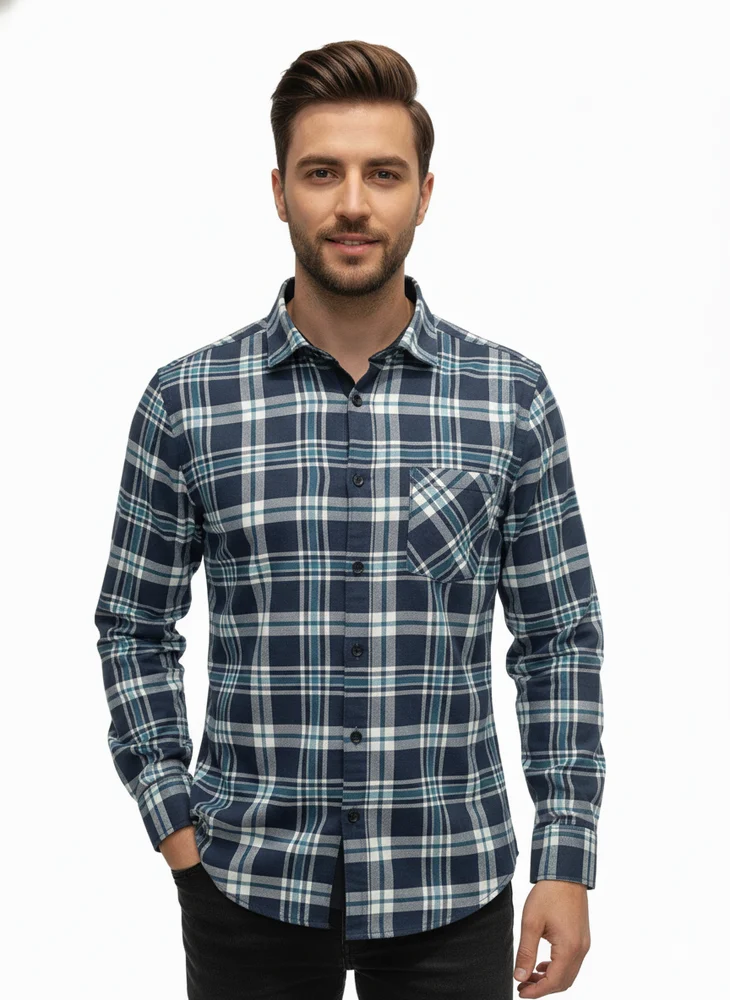 Mens Casual Checks Shirt