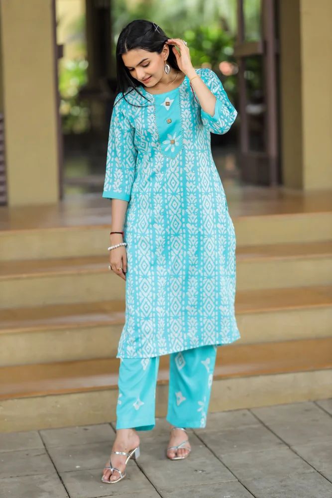 Cotton Kurta Pant Set