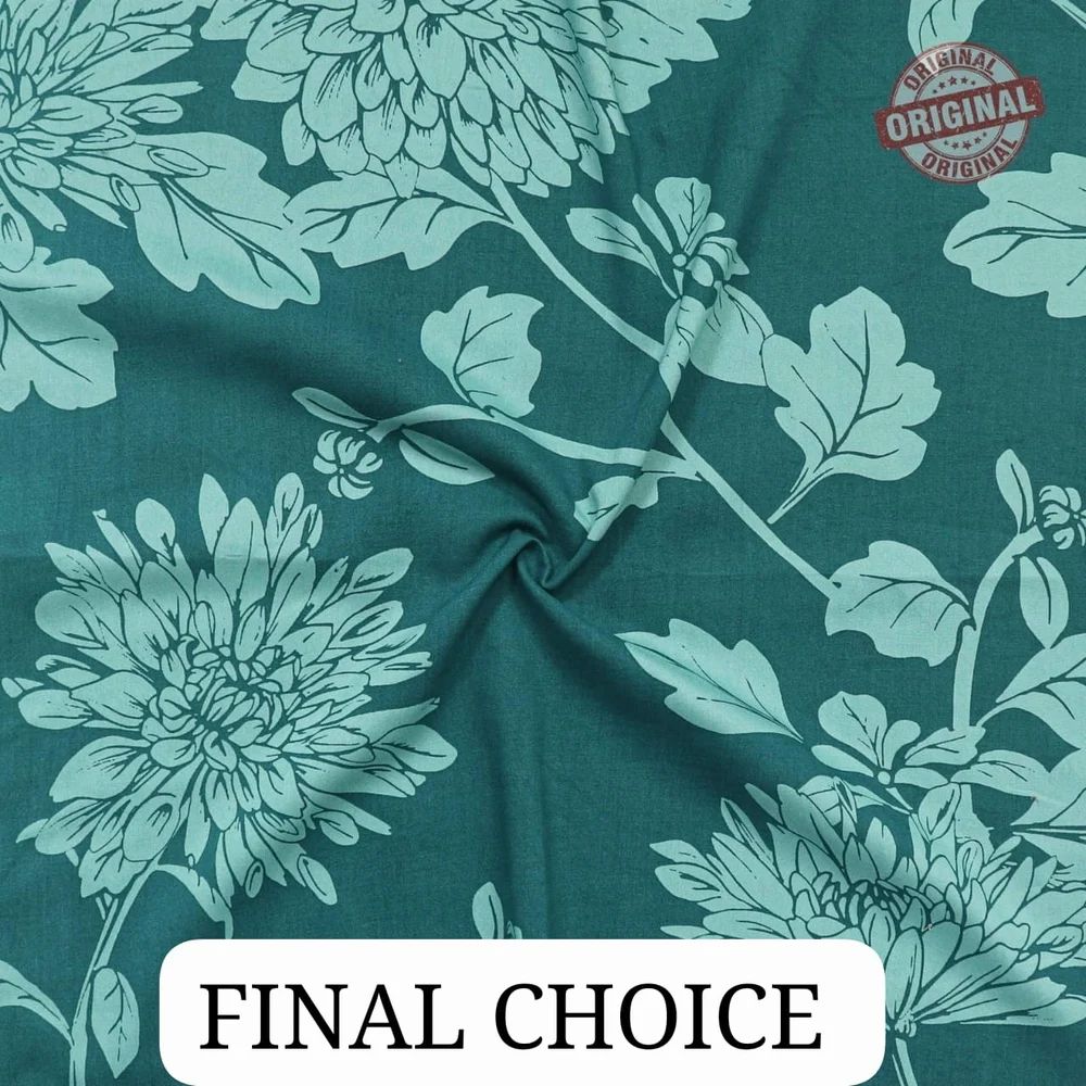 Liva Rayon Printed Fabric