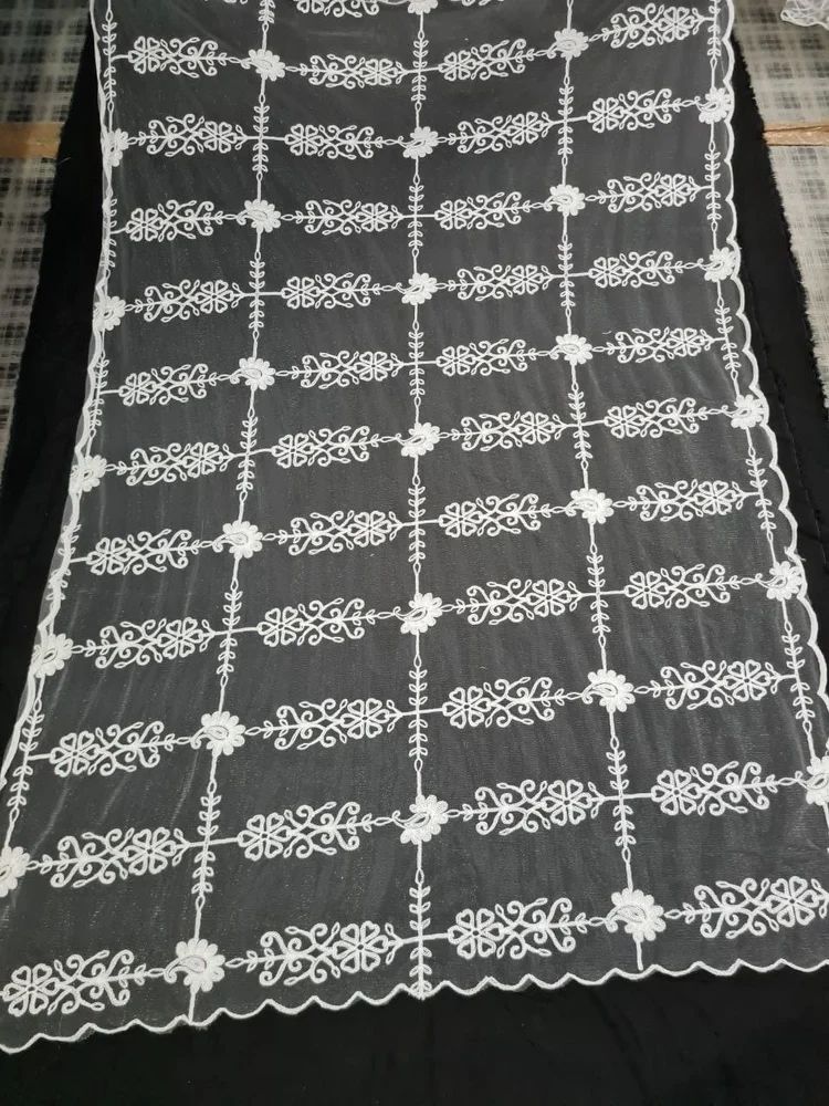 Net Embroidery Dupatta