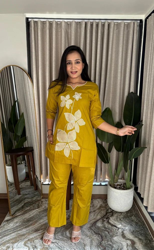 Cotton Co Ord Set Women