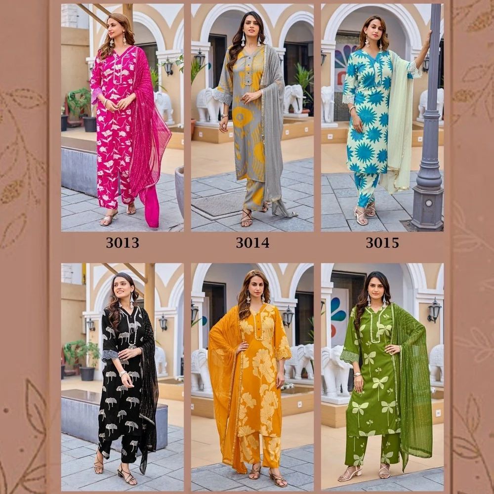 Rayon Print Suits