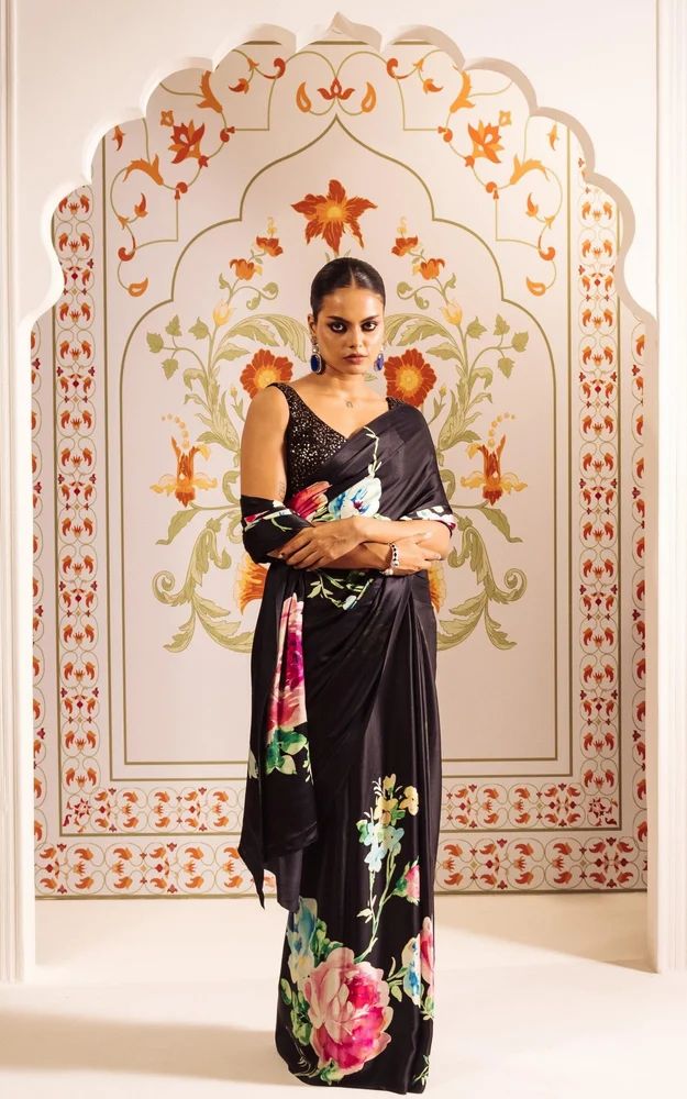 Original Japan Satin Saree