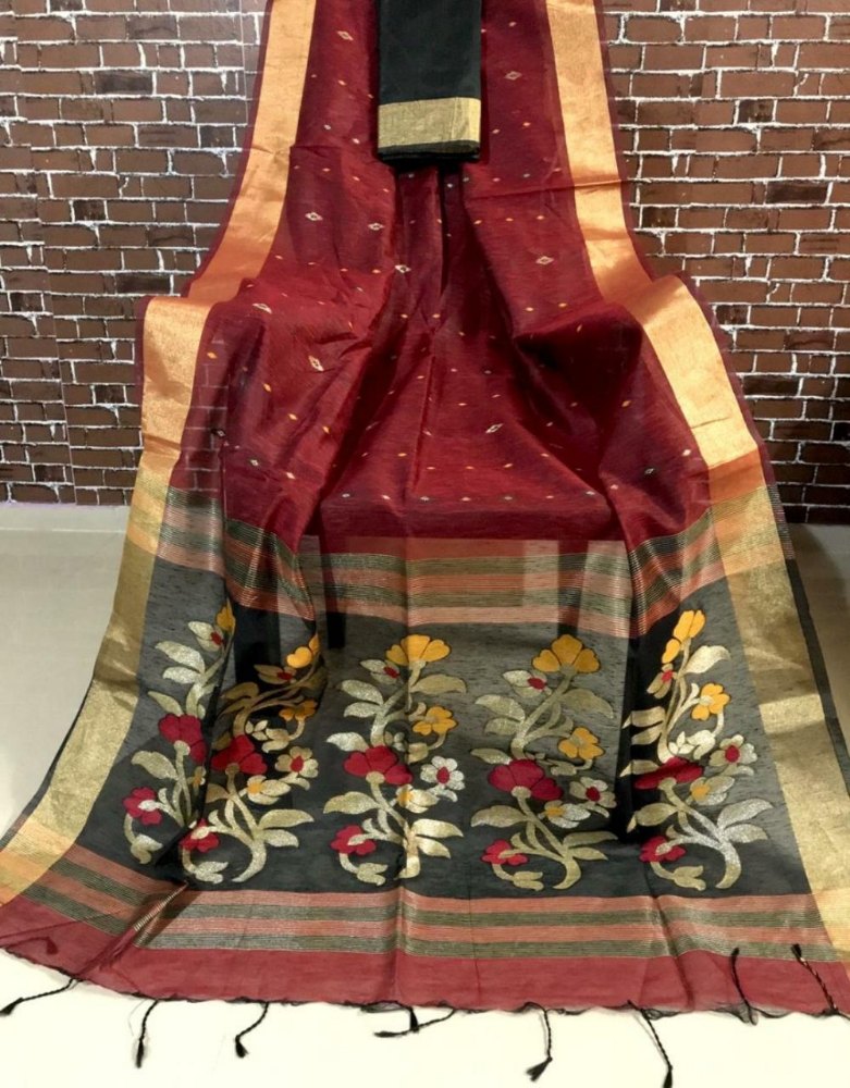 Fancy partywear silk saree