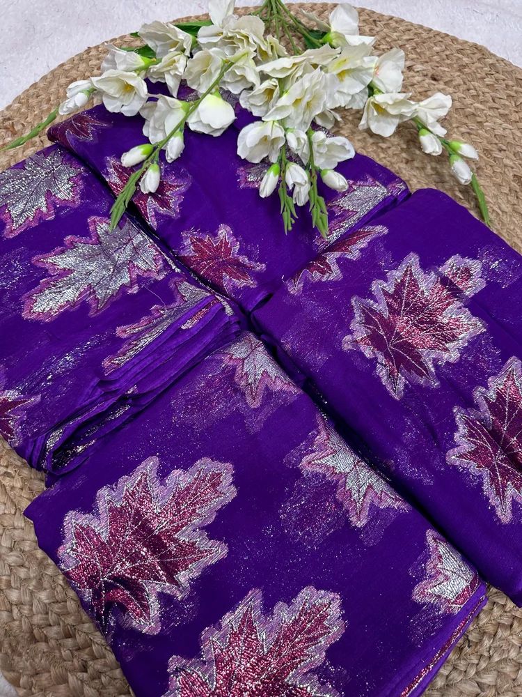 Viscose Georgette Saree
