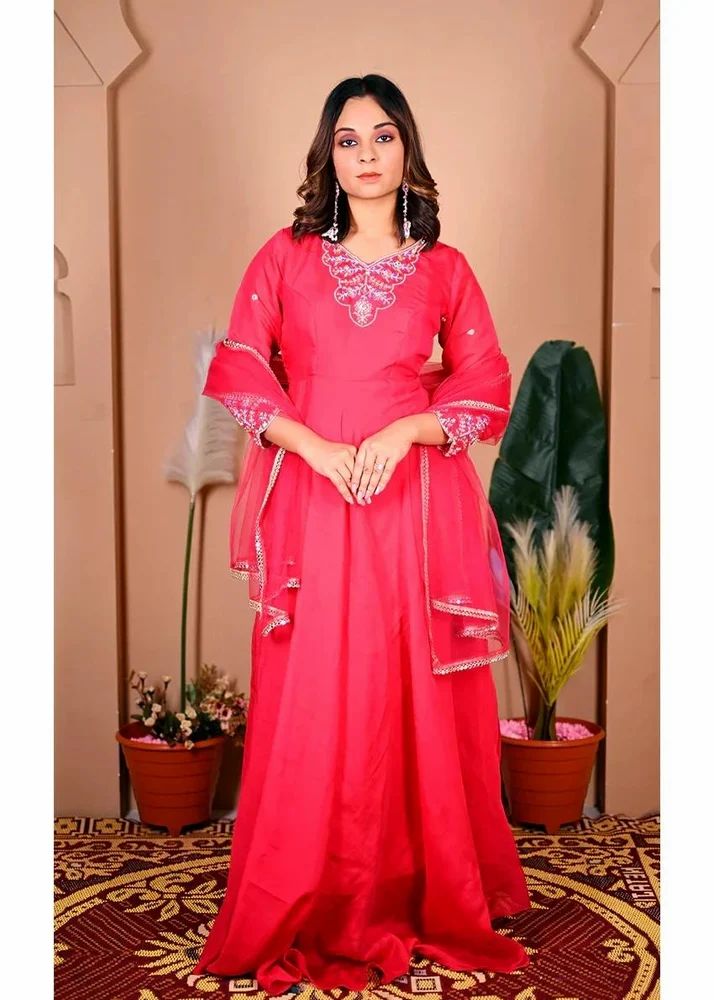 Pink Ladies  Fancy Gown Set