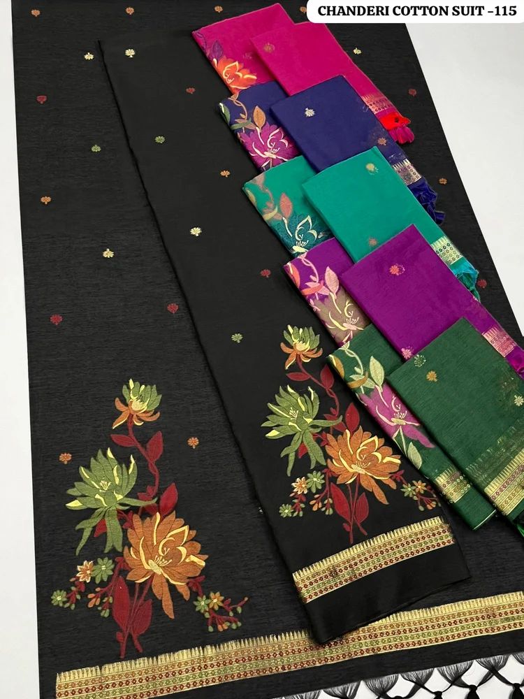 Chanderi Cotton Dress Material