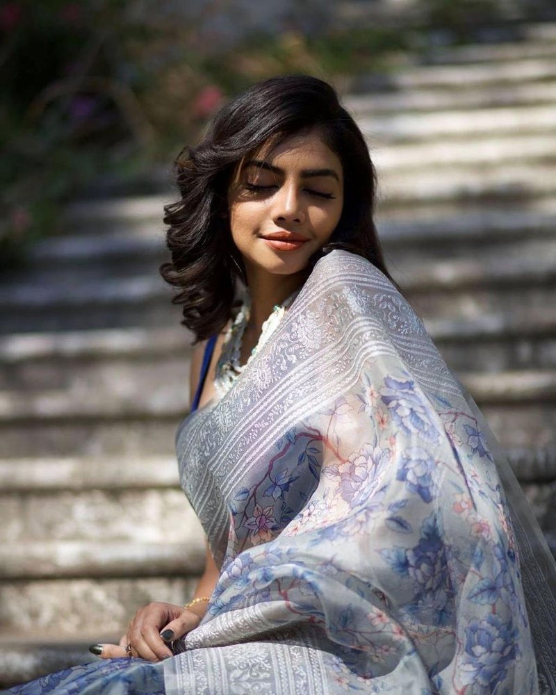 Ladies Designer Organza Saree