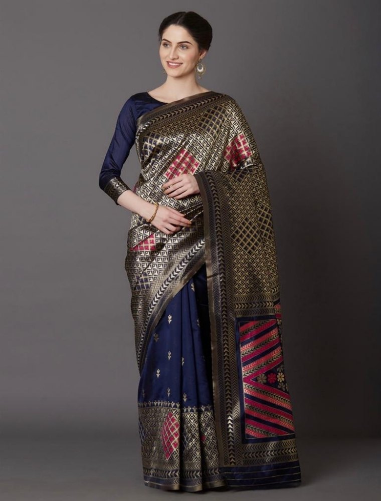 Kota Silk Banarasi Jacquard Saree