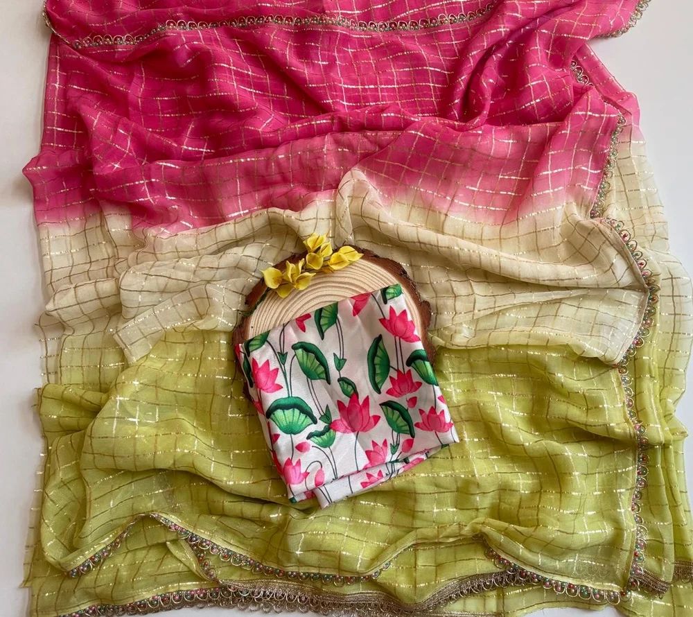 Viscose Georgette Saree