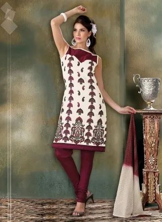 Paisley Print Cotton Suit