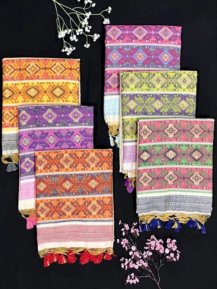 Muga Cotton Saree