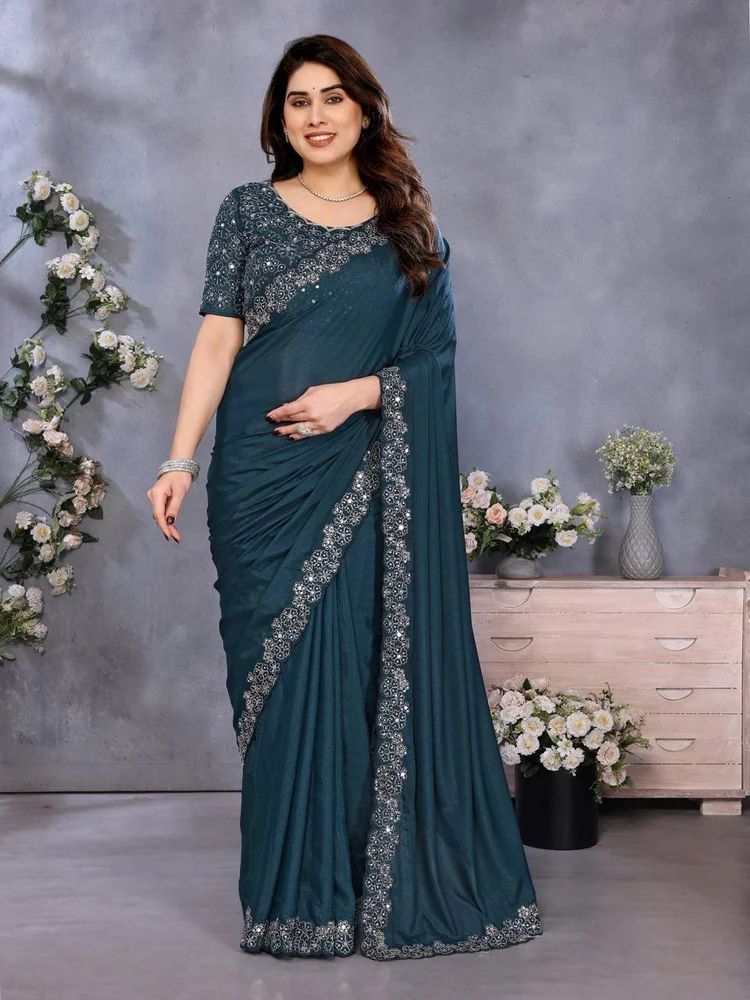 Georgette Silk Saree