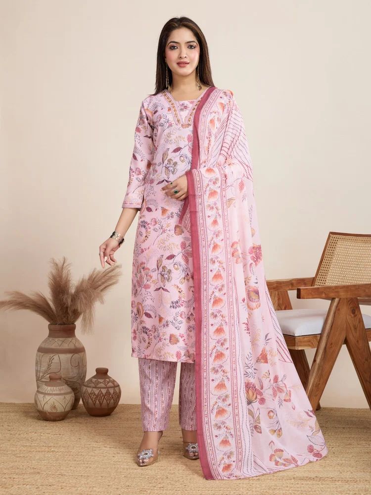 Kurta Pant Dupatta Set