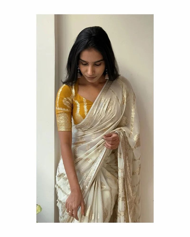 Viscose Georgette Saree